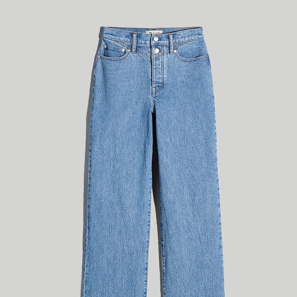 The Perfect Vintage Wide Leg Jean, Button Fly Edition